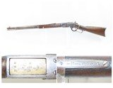 c1889 Antique WINCHESTER Model 1873 .38-40 WCF Lever Action REPEATING RIFLEIconic Repeater Chambered with Initials “EHK” - 1 of 20