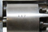 RARE Antique C.S. PETTENGILL .31 Caliber POCKET Model PERCUSSION Revolver Early Double Action Revolver! - 6 of 18