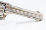 c1893 mfr. Antique Black Powder COLT .41 SINGLE ACTION ARMY Revolver SAA4 3/4” .41 Caliber Black Powder Frame Nickel - 16 of 16