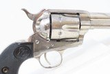 c1893 mfr. Antique Black Powder COLT .41 SINGLE ACTION ARMY Revolver SAA4 3/4” .41 Caliber Black Powder Frame Nickel - 15 of 16