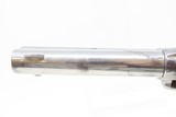 c1893 mfr. Antique Black Powder COLT .41 SINGLE ACTION ARMY Revolver SAA4 3/4” .41 Caliber Black Powder Frame Nickel - 7 of 16