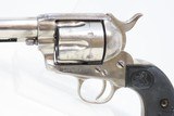 c1893 mfr. Antique Black Powder COLT .41 SINGLE ACTION ARMY Revolver SAA4 3/4” .41 Caliber Black Powder Frame Nickel - 4 of 16