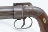ANTIQUE Allen & Thurber WORCHESTER PERIOD .31 Bar Hammer PEPPERBOX Revolver Early American Double Action Revolving Percussion Pistol - 4 of 19