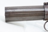 ANTIQUE Allen & Thurber WORCHESTER PERIOD .31 Bar Hammer PEPPERBOX Revolver Early American Double Action Revolving Percussion Pistol - 5 of 19