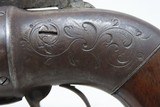 ANTIQUE Allen & Thurber WORCHESTER PERIOD .31 Bar Hammer PEPPERBOX Revolver Early American Double Action Revolving Percussion Pistol - 7 of 19