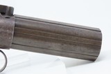 ANTIQUE Allen & Thurber WORCHESTER PERIOD .31 Bar Hammer PEPPERBOX Revolver Early American Double Action Revolving Percussion Pistol - 19 of 19