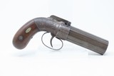 ANTIQUE Allen & Thurber WORCHESTER PERIOD .31 Bar Hammer PEPPERBOX Revolver Early American Double Action Revolving Percussion Pistol - 16 of 19