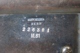 Antique SWISS WAFFENFABRIK BERN Model 1881 VETTERLI 10.4mm MILITARY Rifle12 Round Capacity Bolt Action Military Rifle - 14 of 20