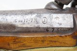 FRENCH Antique ST. ETIENNE Model 1822/42 T-Bis Conversion MILITARY PistolFlintlock to Percussion & “1864” Dated - 12 of 23