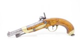 FRENCH Antique ST. ETIENNE Model 1822/42 T-Bis Conversion MILITARY PistolFlintlock to Percussion & “1864” Dated - 20 of 23