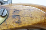 FRENCH Antique ST. ETIENNE Model 1822/42 T-Bis Conversion MILITARY PistolFlintlock to Percussion & “1864” Dated - 19 of 23