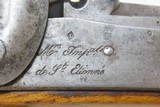 FRENCH Antique ST. ETIENNE Model 1822/42 T-Bis Conversion MILITARY PistolFlintlock to Percussion & “1864” Dated - 6 of 23