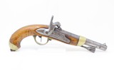 FRENCH Antique ST. ETIENNE Model 1822/42 T-Bis Conversion MILITARY PistolFlintlock to Percussion & “1864” Dated - 2 of 23