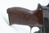 WORLD WAR II German SPREEWERKE “cyq” Code P.38 Semi-Auto Pistol C&R With “DVR/42” Reproduction P38 Holster - 22 of 24