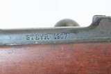 1907 GREEK Contract STEYR Mannlicher-Schoenauer Model 1903 6.5 mm Rifle C&R
Favorite of American Writer ERNEST HEMINGWAY - 14 of 20