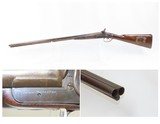 Pre-CIVIL WAR Antique MIDDLETON 10 Gauge Double Barrel Percussion SHOTGUNBritish Shotgun Imported to the United States - 1 of 19