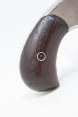 Antique SMITH & WESSON Number 1-1/2 2nd Issue .32 Caliber Rimfire REVOLVERNickel Plated WILD WEST S&W Spur Trigger - 14 of 16