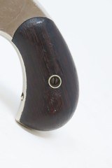 Antique SMITH & WESSON Number 1-1/2 2nd Issue .32 Caliber Rimfire REVOLVERNickel Plated WILD WEST S&W Spur Trigger - 3 of 16