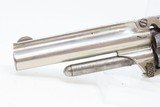Antique SMITH & WESSON Number 1-1/2 2nd Issue .32 Caliber Rimfire REVOLVERNickel Plated WILD WEST S&W Spur Trigger - 5 of 16