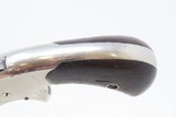 Antique SMITH & WESSON Number 1-1/2 2nd Issue .32 Caliber Rimfire REVOLVERNickel Plated WILD WEST S&W Spur Trigger - 6 of 16