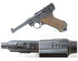 1916 Dated WORLD WAR I Era GERMAN LUGER Pistol 9x19mm P.08 C&RSoviet Russian Capture “X” from WWII