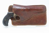 1888 Antique COLT Model 1877 “LIGHTNING” .38 Caliber Double Action REVOLVER With Period Wallet Type Leather Holster! - 2 of 21