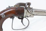 UNIQUE BRITISH Antique SIDE x SIDE .42 ROCKING BARREL PERCUSSION Pistol
Nicely Engraved Double Action Only SxS Sidearm - 15 of 18