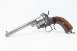 Antique E. LEFAUCHEUX Brevet Model 1854 12mm PINFIRE Single Action REVOLVER Like Those Used by the South During the American Civil War - 2 of 21