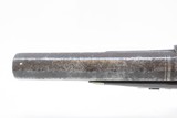 c1840s English PARKER Antique DERINGER-TYPE Pocket Pistol .44 Caliber Percussion Formidable Single Shot Self-Defense Pistol - 12 of 16
