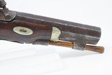 c1840s English PARKER Antique DERINGER-TYPE Pocket Pistol .44 Caliber Percussion Formidable Single Shot Self-Defense Pistol - 5 of 16