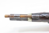 c1840s English PARKER Antique DERINGER-TYPE Pocket Pistol .44 Caliber Percussion Formidable Single Shot Self-Defense Pistol - 9 of 16