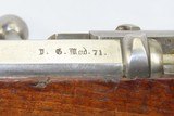 Rare Antique AMBERG ARSENAL GEWEHR Model 1871 Single Shot MILITARY RifleFirst Rifle Manufactured by PAUL & WILHELM MAUSER - 20 of 25