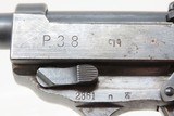 World War German SPREEWERKE “cyq” Code P.38 Semi-Auto C&R Pistol
EAGLE Proofed Wehrmacht 9mm Sidearm! - 6 of 20