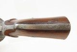 Fancy Antique LEFAUCHEUX 8mm Pinfire FOLDING TRIGGER Double Action RevolverEngraved DAO European Sidearm - 6 of 17