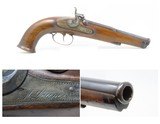 GERMAN Antique M. LEUNER .54 Caliber PERCUSSION Self-Defense BELT Pistol
Single Shot Percussion Pistol Made Circa the Mid-1800s - 1 of 17