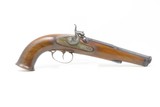 GERMAN Antique M. LEUNER .54 Caliber PERCUSSION Self-Defense BELT Pistol
Single Shot Percussion Pistol Made Circa the Mid-1800s - 2 of 17
