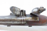 Early-1800s Antique Flintlock Martial Pistol CONSTABLE London, Philadelphia
London Made, Imported & Sold by Philadelphia Gunmaker - 9 of 19