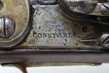 Early-1800s Antique Flintlock Martial Pistol CONSTABLE London, Philadelphia
London Made, Imported & Sold by Philadelphia Gunmaker - 7 of 19