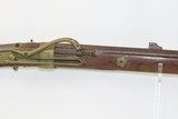 SCARCE Engraved Antique JAPANESE MATCHLOCK “Tanegashima” ARQUEBUS MusketFascinating Ancient Weaponry with Adorned Stock - 3 of 21