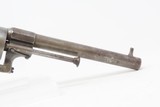 RARE German 9mm PINFIRE Revolver P.D. LUNESCHLOSS “P.D.L.” Engraved c1870sMid-to-Late-19th Prussian Lefaucheux Type Sidearm - 21 of 21