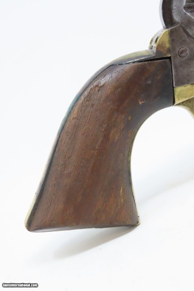 c1863 “SUNDANCE MINING CO.” Antique COLT Model 1851 NAVY .36 Cal. RevolverManufactured Mid-Civil War with Period LEATHER HOLSTER - Image 20 of 23