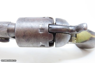 c1863 “SUNDANCE MINING CO.” Antique COLT Model 1851 NAVY .36 Cal. RevolverManufactured Mid-Civil War with Period LEATHER HOLSTER - Image 11 of 23