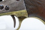 c1863 “SUNDANCE MINING CO.” Antique COLT Model 1851 NAVY .36 Cal. Revolver
Manufactured Mid-Civil War with Period LEATHER HOLSTER - 9 of 23