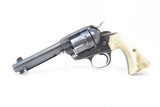 STAG Gripped COLT BISLEY .45 Long Colt SINGLE ACTION ARMY Revolver SAA C&R1st Gen SAA 1901/1912 Manufacture - 2 of 20