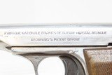 GERMAN OCCUPATION FABRIQUE NATIONALE FN 1922 Pistol .32 ACP 7.65mm C&R World War II Production Sidearm - 6 of 20