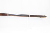 Antique A.A.J. SIGNED Half-Stock .36 Cal. BACK ACTION Percussion LONG RIFLE Kentucky Style Long Rifle with H.E. GOLCHER LOCK! - 5 of 19