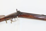 Antique A.A.J. SIGNED Half-Stock .36 Cal. BACK ACTION Percussion LONG RIFLE Kentucky Style Long Rifle with H.E. GOLCHER LOCK! - 4 of 19