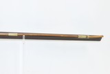 Antique A.A.J. SIGNED Half-Stock .36 Cal. BACK ACTION Percussion LONG RIFLE Kentucky Style Long Rifle with H.E. GOLCHER LOCK! - 9 of 19