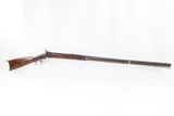 Antique A.A.J. SIGNED Half-Stock .36 Cal. BACK ACTION Percussion LONG RIFLE Kentucky Style Long Rifle with H.E. GOLCHER LOCK! - 2 of 19