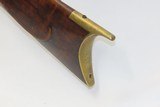 Antique A.A.J. SIGNED Half-Stock .36 Cal. BACK ACTION Percussion LONG RIFLE Kentucky Style Long Rifle with H.E. GOLCHER LOCK! - 19 of 19
